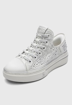 Tenis Lifestyle SKECHERS Snoop One - Rhine Stone Blanco