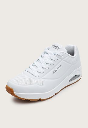 Tenis Lifestyle Blanco-Miel Skechers Uno - Stand On Air
