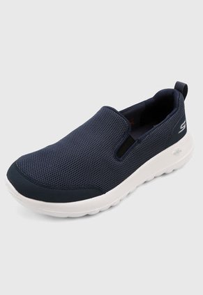 Tenis Lifestyle Azul Navy-Blanco Skechers GOwalk Max - Clinched