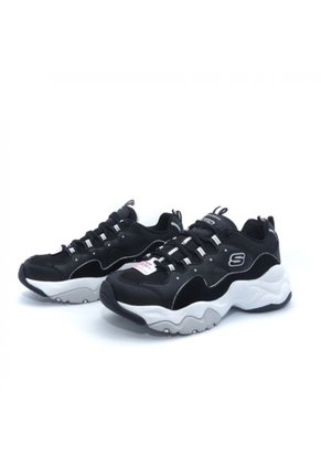 TENIS SKECHERS D LITES 3 0-ZENWAY BLACK/WHITE 12955-BKW