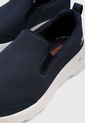 Tenis Lifestyle Azul Navy-Blanco Skechers GOwalk Max - Clinched de Skechers