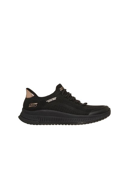 Tenis Skechers  Mujer Slip-Ins Engineered Knit  - Negro