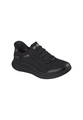 Tenis Skechers  Mujer Slip-Ins Engineered Knit  - Negro