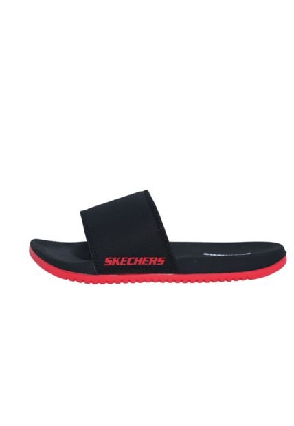 Chanclas Shechers Kids Gambix X Black/Red