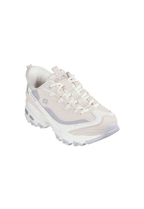 Tenis Skechers Mujer D'Lites Smooth Nostalgia - Beige