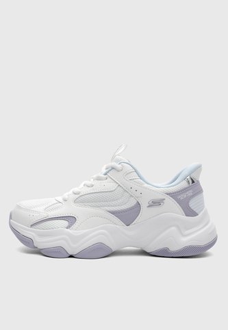 Tenis Lifestyle SKECHERS Bobs Diego Cross Look Blanco Skechers