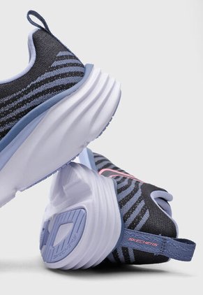 Tenis SKECHERS D'Lux Vapor - Cool Breeze Negro