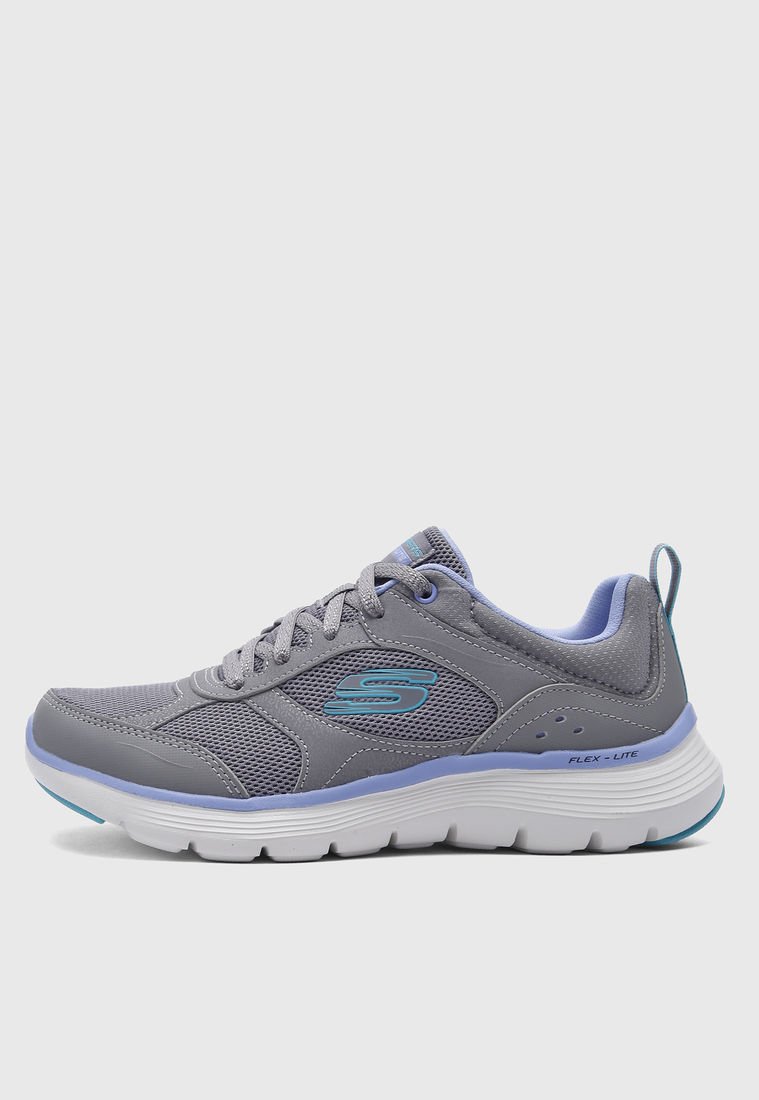Skechers flex appeal hombre gris hotsell
