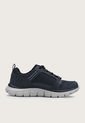 Tenis Lifestyle Azul Navy-Beige-Naranja Skechers Track-Knockhill de Skechers