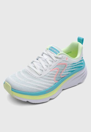 Tenis SKECHERS D'Lux Vapor - Cool Breeze Blanco