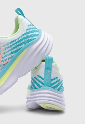 Tenis SKECHERS D'Lux Vapor - Cool Breeze Blanco