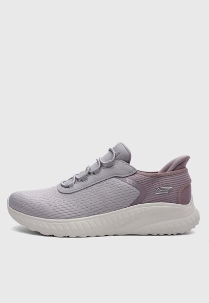Tenis Lifestyle Skechers Bobs Squad Chaos Lila