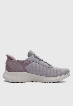 Tenis Lifestyle Skechers Bobs Squad Chaos Lila