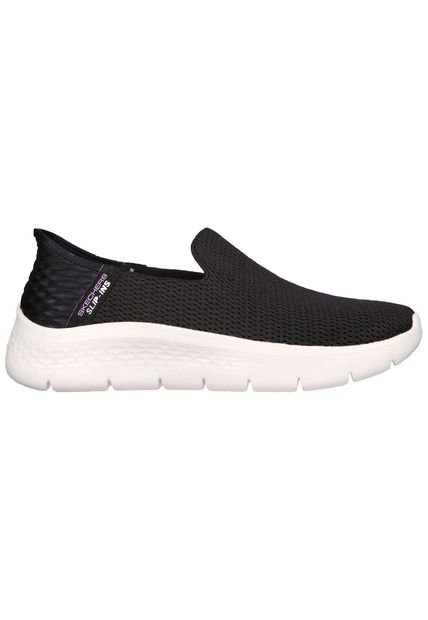 Tenis Mujer Skechers Slips Ins Go Walk Flex - Negro