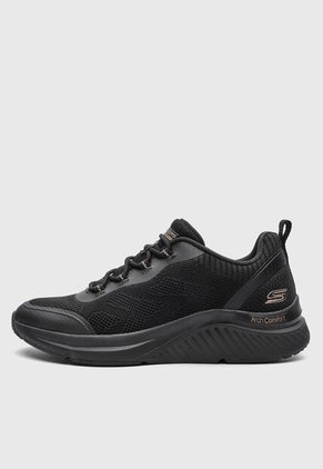 Tenis Lifestyle Skechers Bobs Arch Comfor B Sweet Negro
