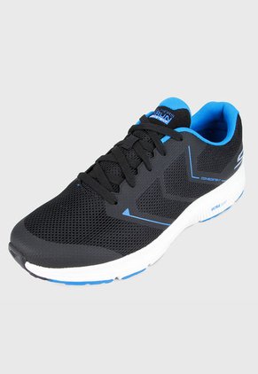 Tenis Training Negro-Blanco-Azul Skechers GOrun Consistent - Traceur