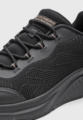 Tenis Lifestyle Skechers Bobs Arch Comfor B Sweet Negro