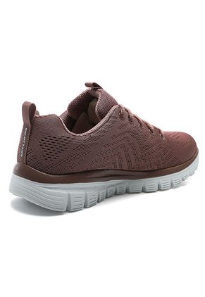 Tenis Running Rosa-Blanco Skechers Get-Conneccted