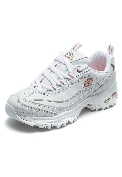 Tenis Blanco-Dorado Skechers Fresh Start Compra Ahora Dafiti