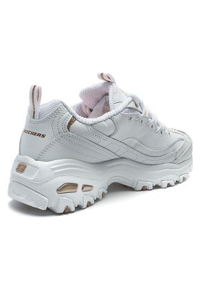 Tenis Blanco-Dorado Skechers Fresh Start