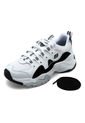 Tenis Lifestyle Blanco-Negro Skechers D'Lites 3 de Skechers
