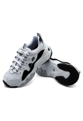 Tenis Lifestyle Blanco-Negro Skechers D'Lites 3