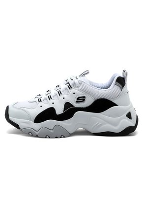 Tenis Lifestyle Blanco-Negro Skechers D'Lites 3