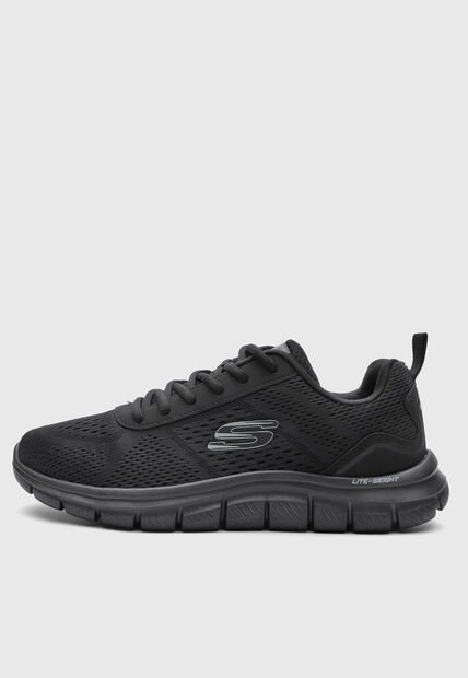 Tenis Lifestyle Skechers Track Leshur Negro