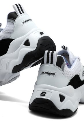 Tenis Lifestyle Blanco-Negro Skechers D'Lites 3