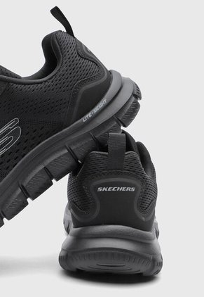 Tenis Lifestyle Skechers Track Leshur Negro