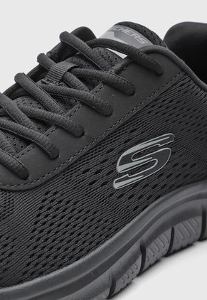 Tenis Lifestyle Skechers Track Leshur Negro