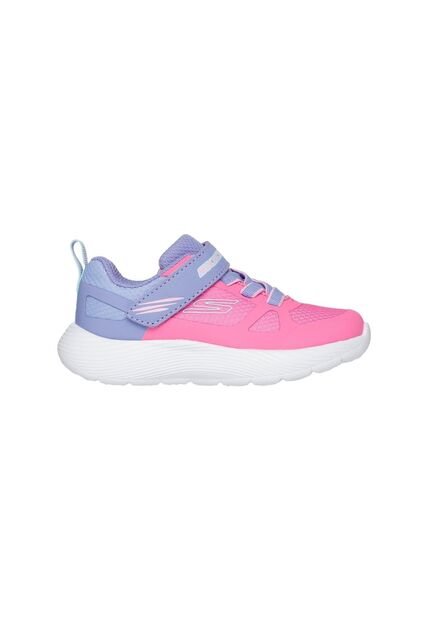 Tenis Skechers Niña Dyna-Lite Velcro Color Fucsia Lila