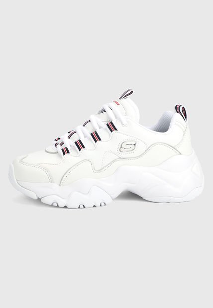 Tenis Lifestyle Blanco Skechers D’lites Proven Force