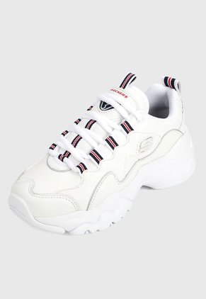 Tenis Lifestyle Blanco Skechers D’lites 3 Proven Force