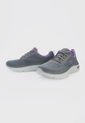Tenis Running Gris-Lila-Blanco Skechers de Skechers