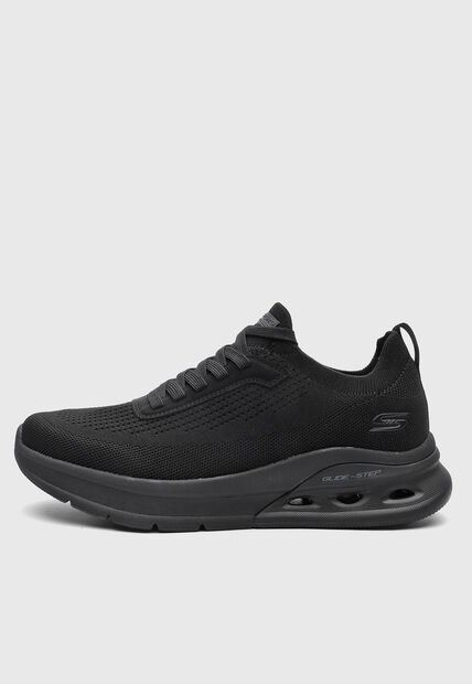 Tenis Running Skechers Bobs Arc Waves 2.0 Negro