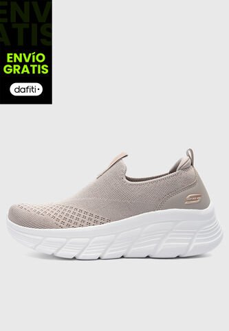 Tenis SKECHERS Bobs B Flex Hi Beige Skechers