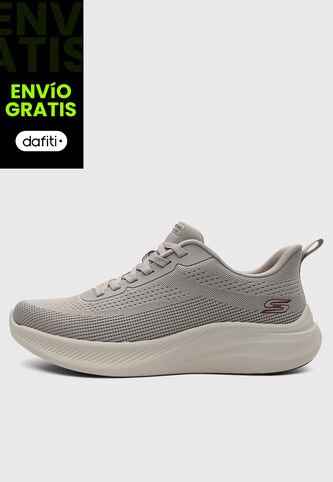 Tenis SKECHERS Bobs Moda Flex Taupe Skechers