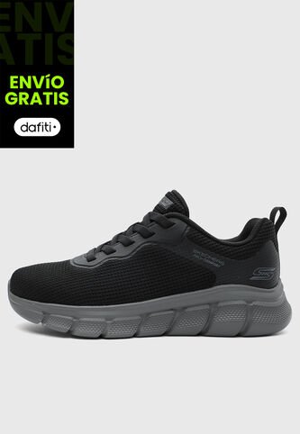 Tenis SKECHERS Bobs B Flex A-Comfort Edge Negro Skechers