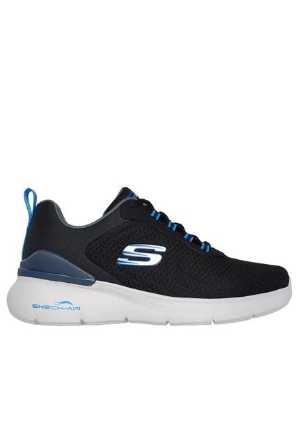 TENIS SKECHERS HOMBRE 232971BKBL SKECH-AIR Talla 7