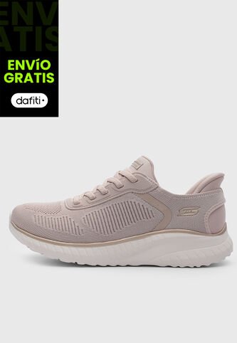 Tenis SKECHERS BOBS Squad Chaos - Current Muse Taupe Skechers