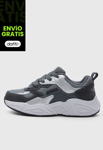 Tenis Walking SKECHERS Mega - Quake - Shadow Surge Gris Skechers