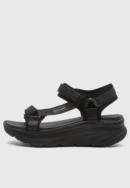 Sandalias Plataforma SKECHERS D'Lux Negro
