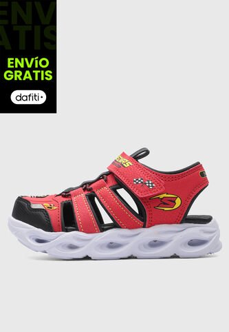 Sandalias SKECHERS Thermo Splash - Hydro Flare Rojo Skechers