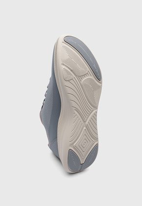 Tenis SKECHERS Bobs Moda Flex Azul Grisáceo