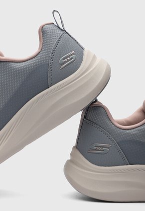 Tenis SKECHERS Bobs Moda Flex Azul Grisáceo