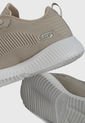 Tenis Training Beige-Blanco Skechers Bobs Sport Squad de Skechers
