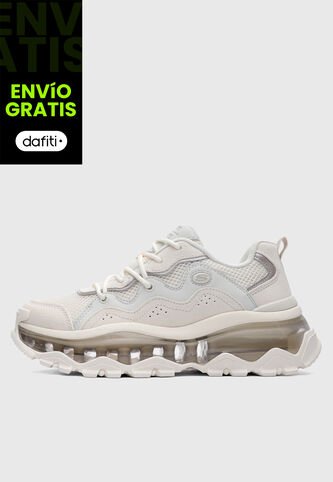 Tenis SKECHERS Uno Chaos Marfil Skechers