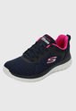 Tenis Training Azul-Blanco-Fucsia Skechers Quick Path de Skechers