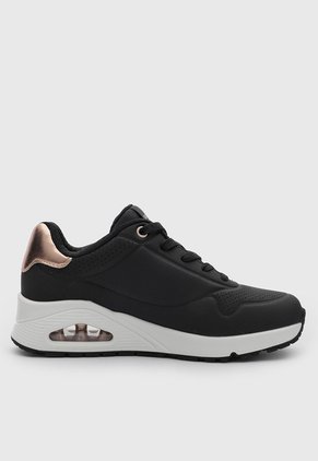Tenis Lifestyle Skechers Uno - Golden Air Negro